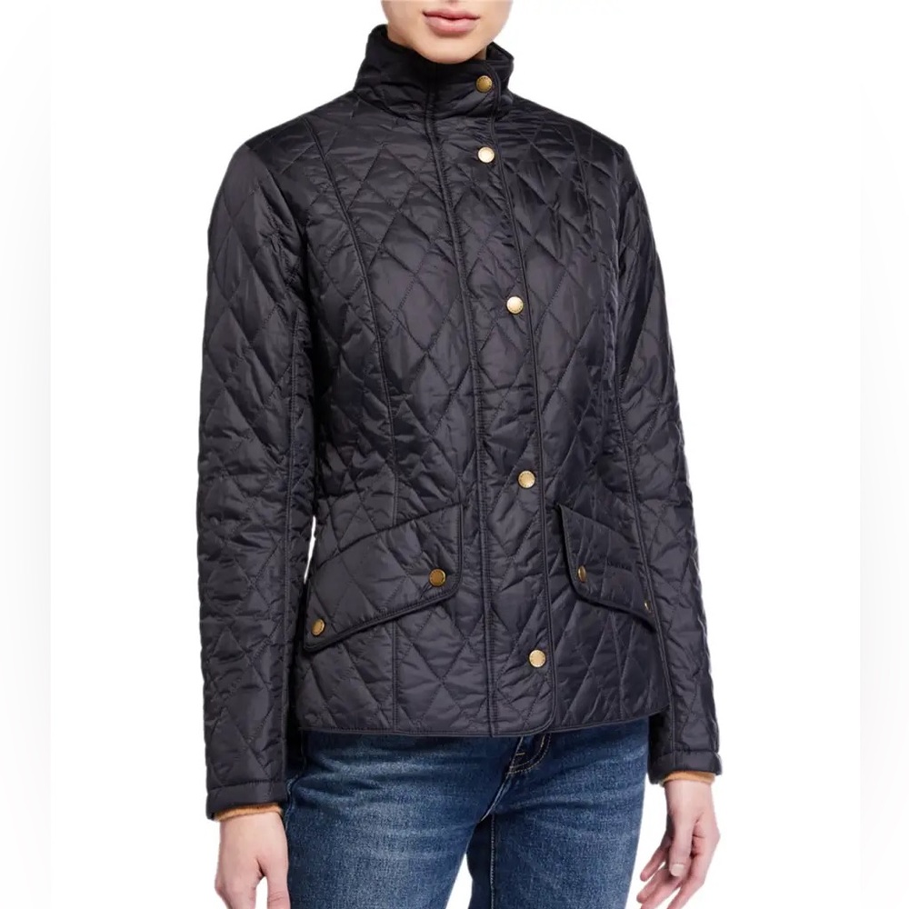 Cavalry Featherweight Diamond-Quilted Jacket size 6 Barbour